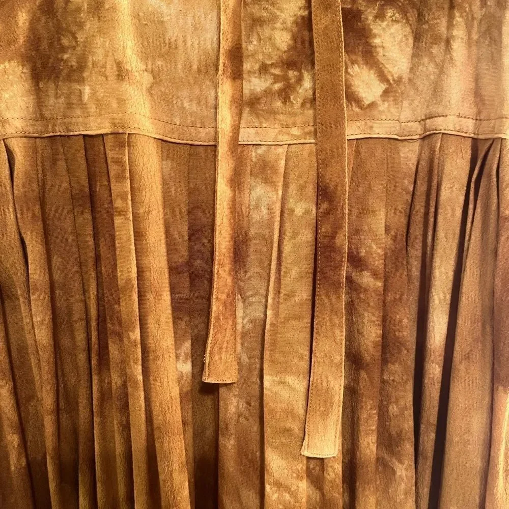 Madewell Smocked Midi Skirt